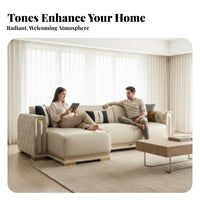 Multi-Seater Leather Sectional Italian design Sofa Post-Modern Design Living Room Furniture for Families, Movie Lovers, Villa, Lounge Area, Large House