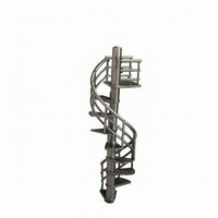Miniature Staircase Model Detailed Resin Stairs Model Scene Model Staircase Steps Resin Stairs Structural Supports