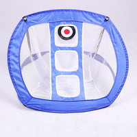 Indoor/Outdoor Three-Layer Square Golf Practice Net with Chipping Net, Customizable Training Net