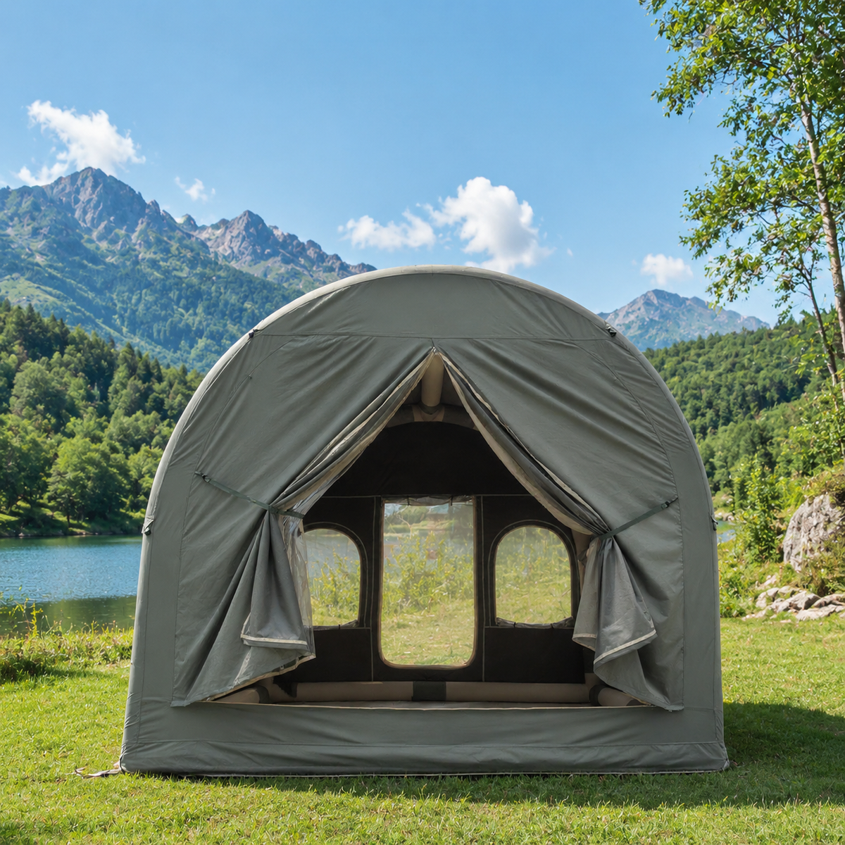 inflatable tent