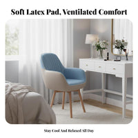 Upholstered Vanity Chair with Supportiverest Supportive Assistance Upholstered Tub Chair Soft Padding Luxuriously Comfortable
