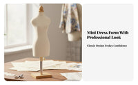 Educational Tool Pinnable Female Dress Form Standard Proportions Student Dress Form Model DIY Friendly for Tailors, Classroom, Design Studio
