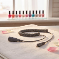 Nail Drill Handpiece Cable Connection Lead Coiled Extension Cable Nail Drill Extension Cord Insulated Transmission Transfer