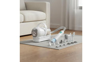 Multifunctional 7-in-1 Pet Grooming Kit Suction Function Electric Pet Clipper Vacuum Low Noise Dog Grooming Vacuum Kit Large Capacity Dust Cup for Dogs, Cats, Pets