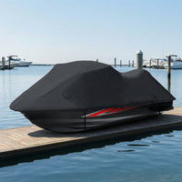 Motorboat Cover with Oxford Material Snug Fit Motorboat Cover Dustproof for Dockside