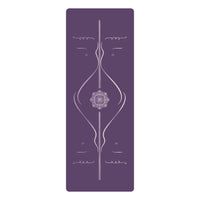 Exercise Mat Non-Slip Exercise Mat with Rubber Base Cushioned for Yogis, Dancers