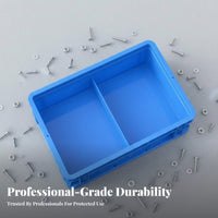 Multiple Compartments Multi-Compartment Screw Box Thickened structure Compartment Storage Box sturdy Parts Organizer safe Latch for DIY hobbyists, technical experts, Professionals, Workshop, Garage, work location, Craft Room