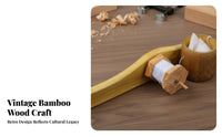 Bamboo Ink Pot Simple and Practical Ink Line Marker Traditional Design Carpentry Line Scriber for Woodworkers, Builders, Carpentry, Framing, Masonry