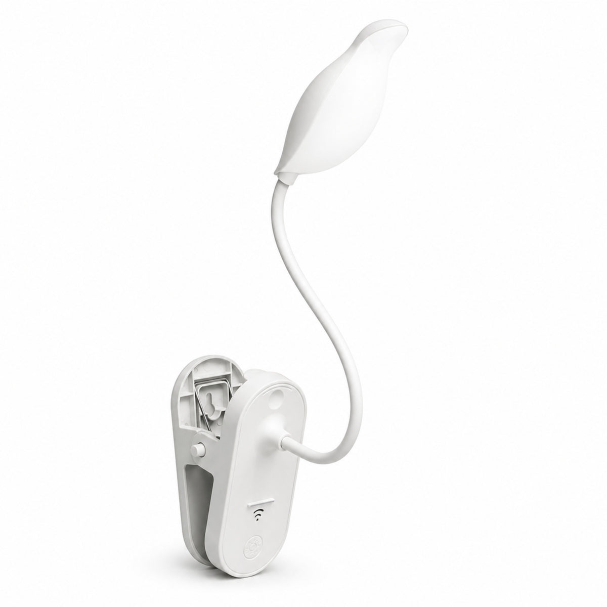 Adjustable Brightness LED Clamp-Mounted Desk Lamp Dimmable Bird-Shaped Lamp with Clamp Flexible Arm Gooseneck Reading Light Eye-Friendly for Students, Bedside
