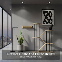 Space Saving Wall Mounted Cat Shelf Easy Installation Suction Cup Cat Perch Damage-Drill-Unoccupied Removal Pet Furniture Heavy Duty for Indoors, Living Room, Bedroom