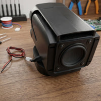 Sound Quality Boost Speaker with Pedestal Base Compact Full-Range Speaker DIY Mini for Audiophiles