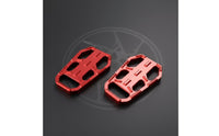 2 Pieces Widened Footrest Pedal Easy Installation Anti-Slip Motorcycle Footboard