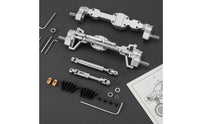 Metal Elevated Axle Kit Easy Installation RC Car Front Rear Elevated Axles Steel Gears RC Car Upgrade Axles for Outdoor Adventure