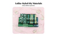 Ita Bag Decoration Ribbons DIY Crafting Flower Making Ribbon Kit Patterned Craft Ribbon Set Assorted Designs Variety Pack