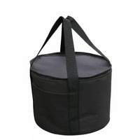 Cookware Organizer Bag Insulated Camping Storage Bag Wear-Resistant Large Capacity Outdoor Tote for Campers, Barbecue, Travel