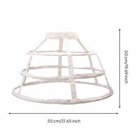 Skirt Hoop Breathable 3 Hoop Petticoat Voluminous Shape Formal Wear Accessory