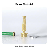 Long-Lasting Car Wash Spray Head Multi-Purpose High Pressure Hose Nozzle Rust Resistant Quick Connect Water Nozzle Leak-without Leaks for Gardeners, Window Washing, Patio Cleaning