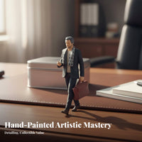 Tiny Business People Figure High Intricacy Realistic Miniature Scene Person Hand-Painted Resin Figurine Collectible Quality