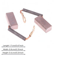 Copper Wire Lead Liquid Pump Carbon Brush Circular Terminal Terminal DC Motor Carbon Brush