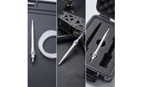 Pitot Tube Kit with Silicone Tubing Tapered airspeeds Tube with Silicone Hose Compact Aircraft Part for Builders
