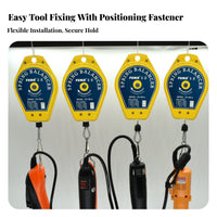 Electric Screwdriver Balancer Automatic Retraction Hanging Tool Balancer Adjustable Tension Retractable Tool Holder for Mechanics, Factory, Garage