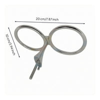 Double Ring Cup Holder Mirror Polished Boat Accessory Silver for Household Use