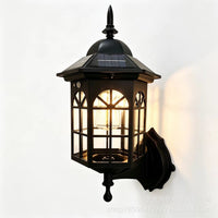 Solar-Powered Outdoor Wall Lamp for Garden and Courtyard