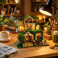 Wooden Treehouse Model Woodland Theme Treehouse Model Presentable Craft Kit for Office