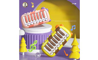 Toy Piano with Songbook Compact Kids Keyboard Piano Kids Keyboard Educational Instrument Portable for Toddlers, Home, Preschool