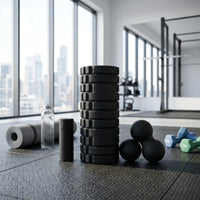 4 Pieces Foam Roller Kit Deep Tissue Fitness Equipment Portable for Yogis