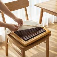 Breathable Wooden Frame Mesh Seat Cushion for Office and Home