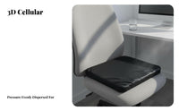 Breathable Design Honeycomb Cooling Pad High Elasticity Gel Seat Cushion for Office Workers, Sedentary Individuals, Home, Wheelchair, Travel