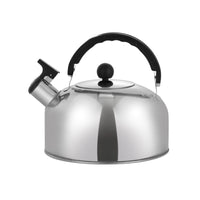 Whistling Tea Kettle Stainless Steel Tea Kettle with Whistling Spout Cookware Controlled Pouring Rust-Resistant for Kitchen
