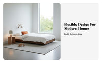 Independence-Fostering Floor Bed Solid Wood Construction Independence-Fostering Bed Frame High-Grade Grade Oak children's Furniture for Young Children