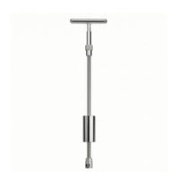 Heavy Duty Slide Hammer Ding Puller with Screw Tip Versatile Slide Hammer with T-Handle Ding Puller Metal for Garage