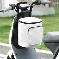 Handlebar Bag Water-Resistant Bike Front Storage Pouch Structured Bike Bag for Commuters, Daily Commuting, Errands