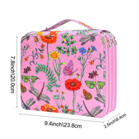 Pencil Case with 3-Layer Compartment Portable Three-Layer Pencil Case Pen Pouch for Students, Artists, School, Travel