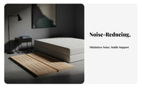 Wooden Slat Roll Thickened Design Bed Base No Box coil Needed Mattress Support for Students, Parents, Bedroom, Dorm Room, Daybed