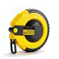 Quick Rewind Fiber Tape Measure Textured Grip Retractable Tape Measure Rugged Case Hand Tool Wrist Strap