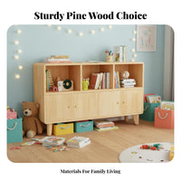 stand-alonestanding Multi-Compartment Shelving Unit With Optional Doors configurable Cubby shelving unit Minimalist aesthetic storage unit Large Capacity for Office Workers, Homeowners, Collectors, Study Room, Bedroom, Small Spaces, Entryway