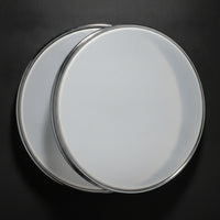 2 Pieces Polyester Drumhead 6-Inch Drumhead with Aluminum Hoop Transparent Tom Head for Drummers, Rehearsal Rehearsal
