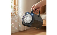 Two-outletOutlet Bubble Machine with Handle Portable Bubble Machine Lightweight Easy Operation for Backyard, Weddings