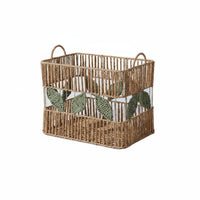 Hamper Decorative Woven Laundry Hamper Handwoven Laundry Sorter Basket for Washroom, Bedroom