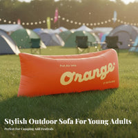 Wind-Filled Lounger Portable Wind-Filled Couch Quick Inflation Inflatable Lounger for Concertmobileers, Beachmobileers, Camping, Music Gatherings