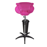 Portable Shampoo Basin Lightweight Standing Shampoo Basin Drain Hoses Portable Hair Washing Sink for Hairdressers, Stylists, Barbershop
