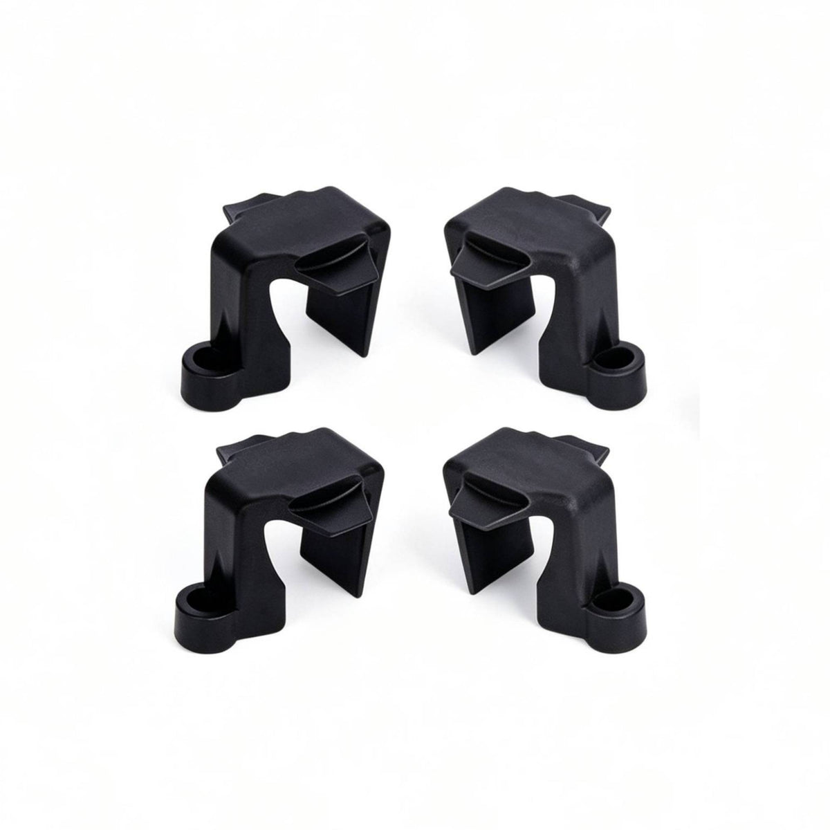 4 Pieces Boat Fender Clips Hangers for Rail Compact Guard Clip One-Piece Hardware for Boats