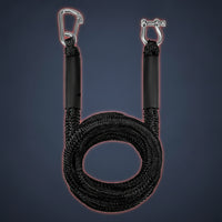 Coiled Bungee Dock Line Floating Dock Line with Foam Buoyant Bungee Mooring Rope Long-Lasting for Boaters