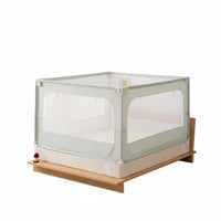 Insect Protection Infant Anti-Fall Mosquito Net Full Enclosure Bed Tent See-Through Mesh Baby Safety Gear Zippered Entry for Infants, Toddlers, Parents, Indoor, Bedroom, Nap Time, Travel