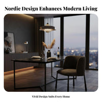 Nordic Design Modern archedd rearrest Chair Light Luxury Dining Room Seating Soft Upholstery Household Furniture Upholstered Seat for residents, Interior Designers, Restaurant Owners, Kitchen, Home Office