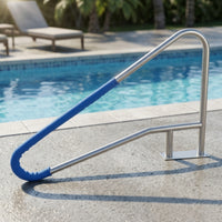 Swimming Pool Handrail Stainless Steel Pool Handrail with Grip Sleeve Non-Slip for Homeowners, Spa